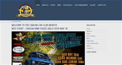 Desktop Screenshot of carlowcarclub.ie